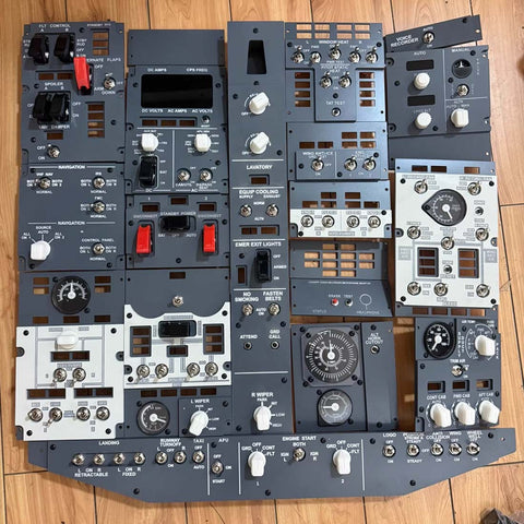B737-800 738 OVHD OVERHEAD Panel DIY Kit - Generic PCB-Board for Home Cockpit Flight Sim, No Drivers/Firmware (Advanced User Build-Your-Own Project)
