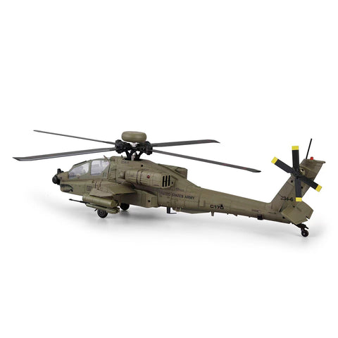 C170 1/48 Scale AH-64D 2.4G 6CH RC Helicopter, Flybarless Military Helicopter with Optical Flow Positioning, TOF & Altitude Hold, One-Key Inverted Flight, Brushless Motor (RTF Version)