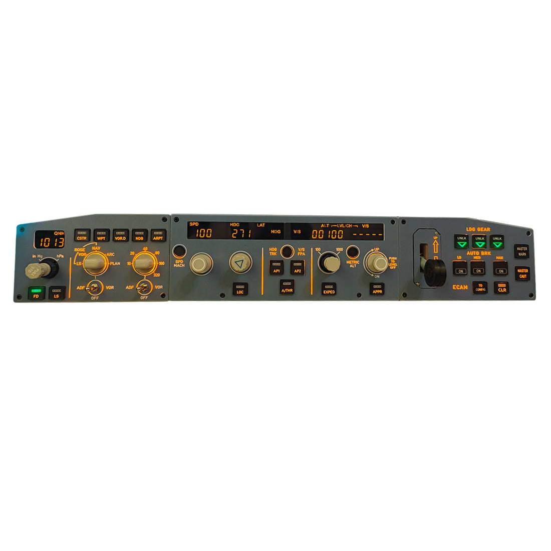 Hoowalt D108 All-in-One A32X Home Cockpit Panel for Windows MSFS2020/2024, X-Plane 12 (Fenix, FBW, Toliss)