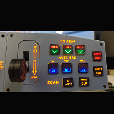 D108 All-in-One A32X Home Cockpit Panel for Windows MSFS2020/2024, X-Plane 12 (Fenix, FBW, Toliss)