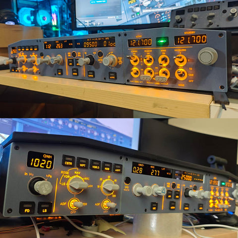 D108 All-in-One A32X Home Cockpit Panel for Windows MSFS2020/2024, X-Plane 12 (Fenix, FBW, Toliss)