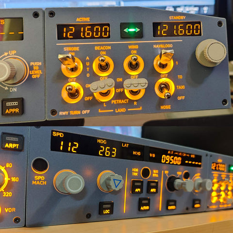 D108 All-in-One A32X Home Cockpit Panel for Windows MSFS2020/2024, X-Plane 12 (Fenix, FBW, Toliss)