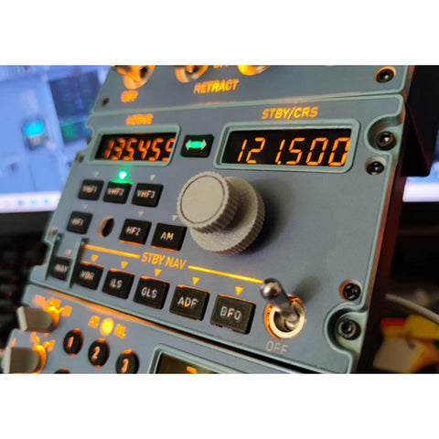 D109 All-in-One A32X Home Cockpit Panel - Integrated RMP+Lighting+ATC for Windows MSFS2020/2024, X-Plane 12 (Fenix, FBW, Toliss)