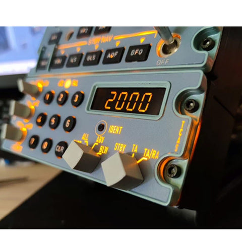 D109 All-in-One A32X Home Cockpit Panel - Integrated RMP+Lighting+ATC for Windows MSFS2020/2024, X-Plane 12 (Fenix, FBW, Toliss)