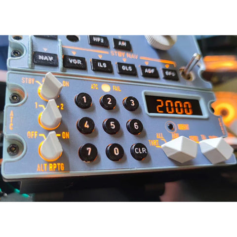 D109 All-in-One A32X Home Cockpit Panel - Integrated RMP+Lighting+ATC for Windows MSFS2020/2024, X-Plane 12 (Fenix, FBW, Toliss)
