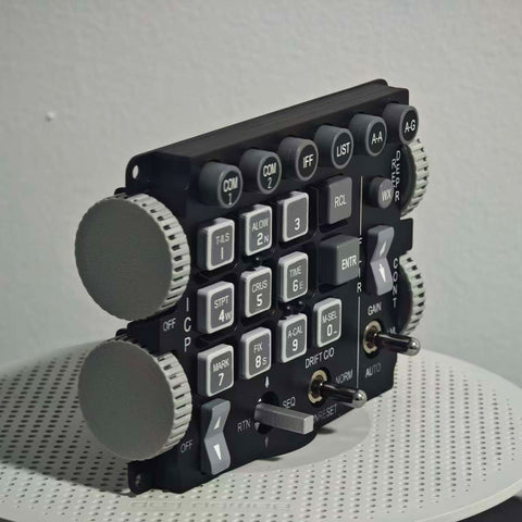 F-16C/D Blk50/52 UFC/ICP Control Panel, In-Game Binding Support, Compatible with DCS, MSFS, X-Plane