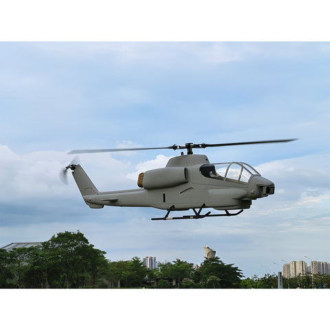 FL500 AH-1 500-Class 2.4G 6CH Scale RC Helicopter Model with FLISHRC L7 Flight Controller, 4-Mode Positioning GPS, Realistic Cockpit (RTF Version)