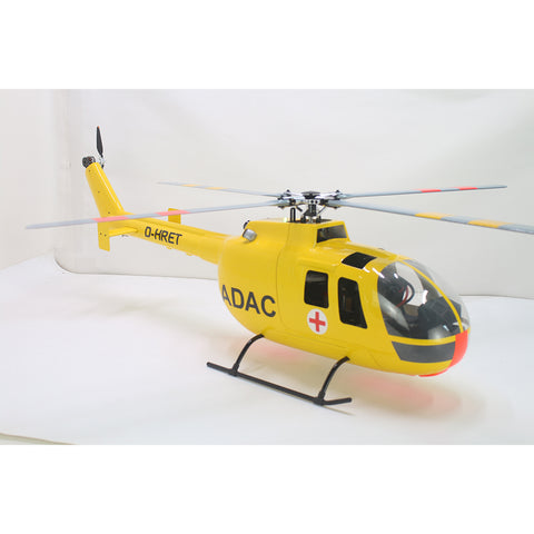 FL500 BO105 500-Class 2.4G 6CH Scale RC Helicopter Model with FLISHRC L7 Flight Controller, 4-Mode Positioning GPS, Realistic Cockpit(TRF Version)