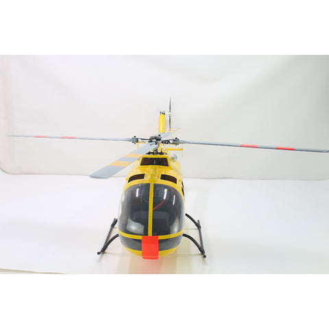 FL500 BO105 500-Class 2.4G 6CH Scale RC Helicopter Model with FLISHRC L7 Flight Controller, 4-Mode Positioning GPS, Realistic Cockpit(TRF Version)