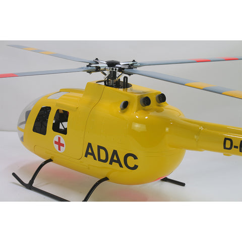 FL500 BO105 500-Class 2.4G 6CH Scale RC Helicopter Model with FLISHRC L7 Flight Controller, 4-Mode Positioning GPS, Realistic Cockpit(TRF Version)