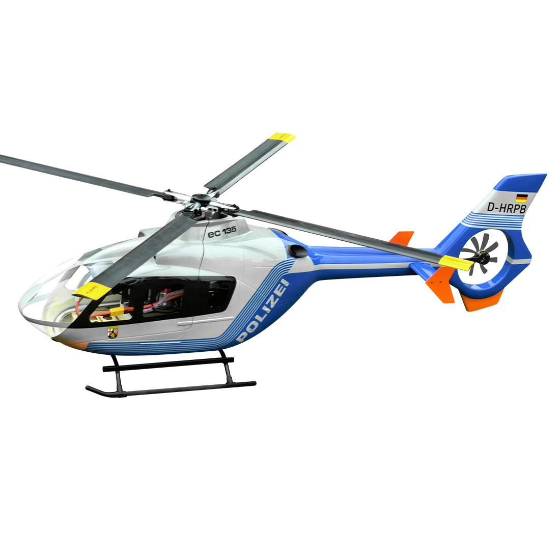 FL500 EC135 500-Class 2.4G 6CH Scale RC Helicopter with FLISHRC L7 Flight Controller and 4-Mode Positioning GPS(RTF Version)
