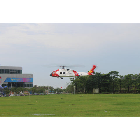 FL500 HH-60 500-Class 2.4G 6CH Scale RC Helicopter Model with FLISHRC L7 Flight Controller, 4-Mode Positioning GPS, Realistic Cockpit(RTF Version)