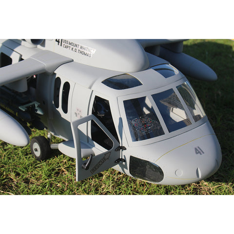 FL500 SH-60 500-Class 2.4G 6CH Scale RC Helicopter Model with FLISHRC L7 Flight Controller, 4-Mode Positioning GPS, Realistic Cockpit (RTF Version)