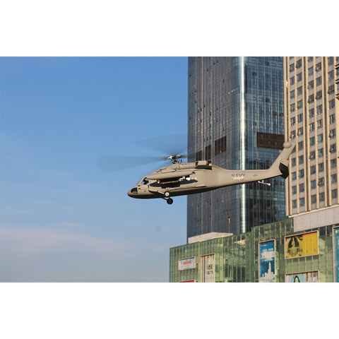 FL500 SH-60 500-Class 2.4G 6CH Scale RC Helicopter Model with FLISHRC L7 Flight Controller, 4-Mode Positioning GPS, Realistic Cockpit (RTF Version)