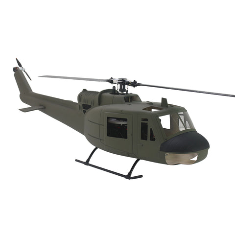 FL500 UH-1 Huey 500-Class 2.4G 6CH Scale RC Helicopter Model with FLISHRC L7 Flight Controller, 4-Mode Positioning GPS (RTF Version)