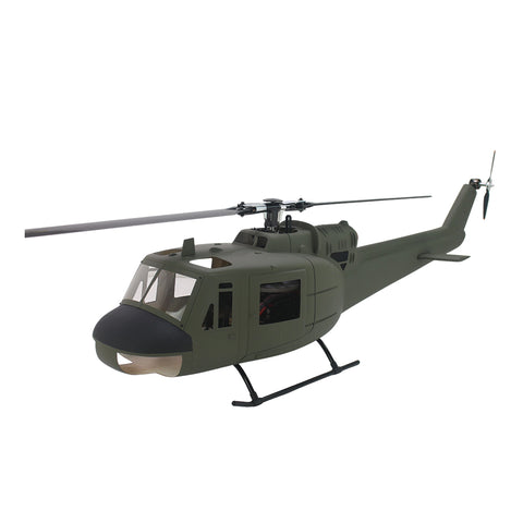 FL500 UH-1 Huey 500-Class 2.4G 6CH Scale RC Helicopter Model with FLISHRC L7 Flight Controller, 4-Mode Positioning GPS (RTF Version)