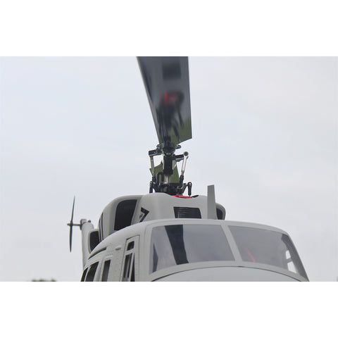 FL500 UH-1N Twin Huey 500-Class 2.4G 6CH Scale RC Helicopter Model with FLISHRC L7 Flight Controller, 4-Mode Positioning GPS, Realistic Cockpit (RTF Version）