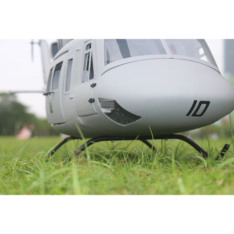 FL500 UH-1N Twin Huey 500-Class 2.4G 6CH Scale RC Helicopter Model with FLISHRC L7 Flight Controller, 4-Mode Positioning GPS, Realistic Cockpit (RTF Version）