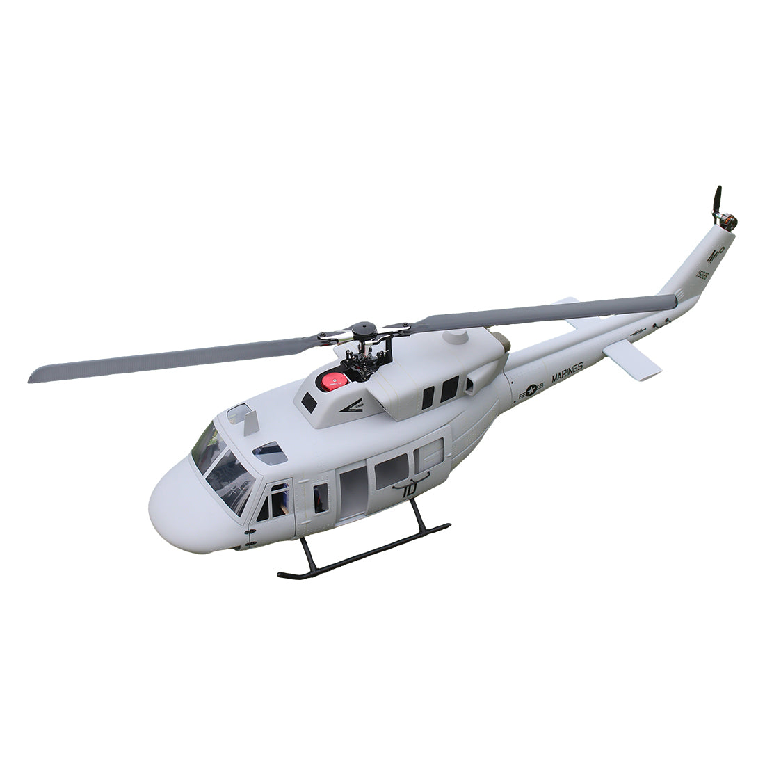 FL500 UH-1N Twin Huey 500-Class 2.4G 6CH Scale RC Helicopter Model with FLISHRC L7 Flight Controller, 4-Mode Positioning GPS, Realistic Cockpit (RTF Version）
