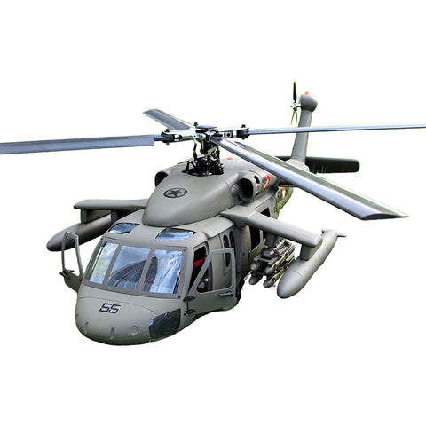 FL500 UH-60 500-Class 2.4G 6CH Scale RC Helicopter Model with FLISHRC L7 Flight Controller, 4-Mode Positioning GPS, Realistic Cockpit (RTF Version)