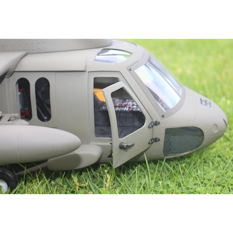 FL500 UH-60 500-Class 2.4G 6CH Scale RC Helicopter Model with FLISHRC L7 Flight Controller, 4-Mode Positioning GPS, Realistic Cockpit (RTF Version)