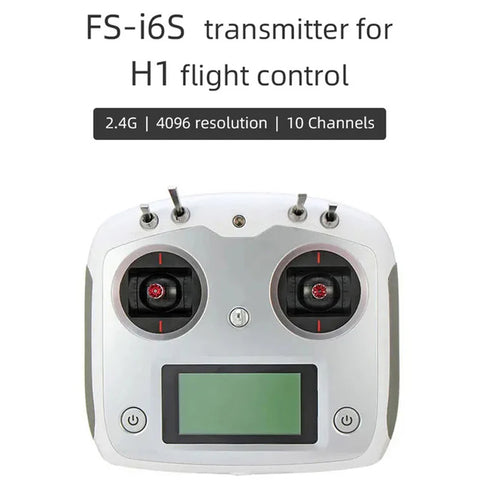 FLYSKY fs-i6s+iA6B 10CH Remote Controller with Receiver - Compatible with FLYWING Airplanes