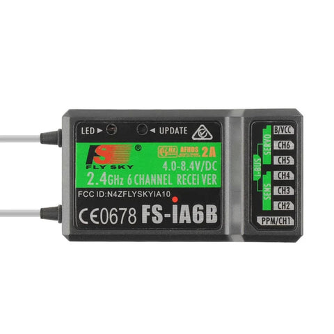 FLYSKY fs-i6s+iA6B 10CH Remote Controller with Receiver - Compatible with FLYWING Airplanes