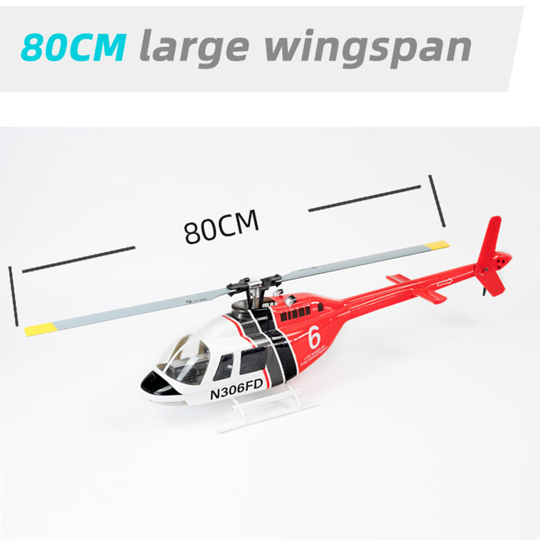 FLYWING Bell-206-V2 470-Class RC Helicopte With H1 GPS RTF | RTRhobby