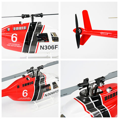 FLYWING Bell206 V3/V4 470 CLASS RC Helicopter With ACE Flight Controller GPS RTF