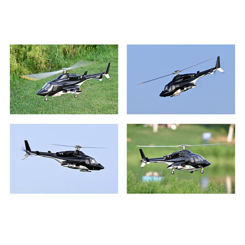 FLYWING Bell222 2.4G 6CH 470-Class RC Helicopter with with Retractable Landing Gear, GPS & ACE FC (RTF)