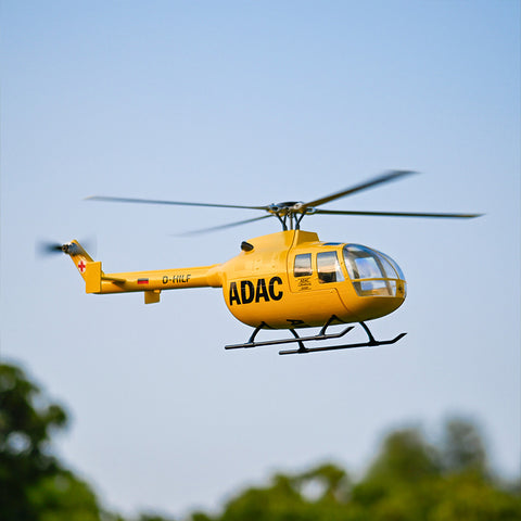 FLYWING BO105 470 Size 2.4G 6CH Military RC Helicopter With ACE Flight Controller, GPS and Adjustable Left/Right-Handed Controls