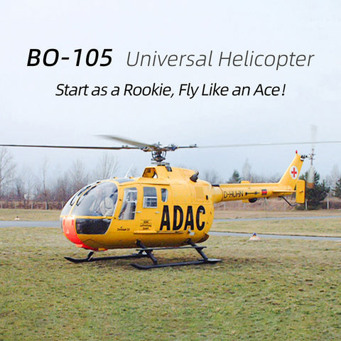 Flywing BO105 Military RC Helicopter With H1 ,GPS and Controls | RTRhobby