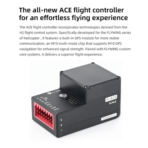 FLYWING EC135 470 Class 2.4G 6CH RC Helicopter – GPS & ACE Flight Controller
