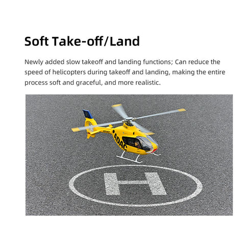 FLYWING EC135 470 Class 2.4G 6CH RC Helicopter – GPS & ACE Flight Controller