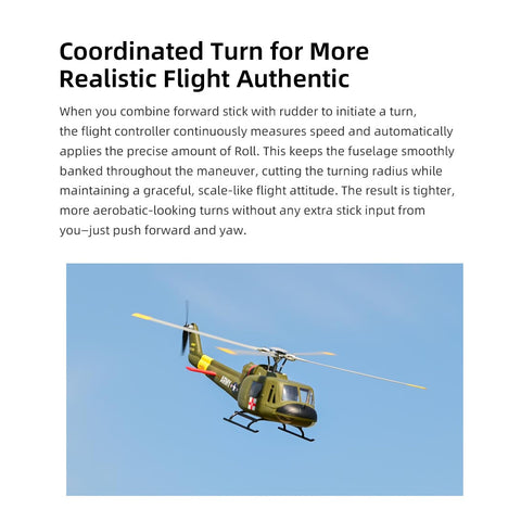 FLYWING UH-1 V4 Upgrade Version Class 470 6CH GPS RC Helicopter With ACE Flight Controller