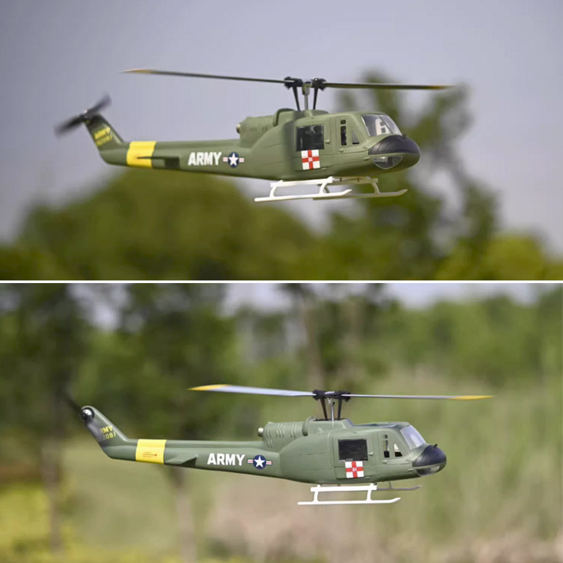 Flywing UH1 V3 Huey 470 6CH Brushless GPS RC Helicopter RTF | RTRhobby