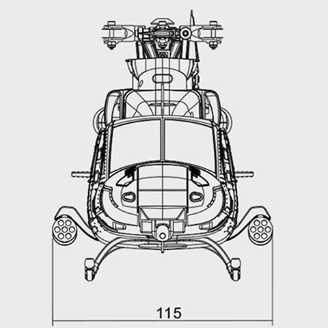 GOOSKY E2 1:35 UH-1Y Venoms Helicopter with GTS Control RC | RTRhobby