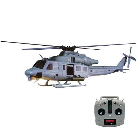 GOOSKY E2 UH-1Y 2.4G 6CH Dual Brushless Direct Drive RC Simulation Helicopter Model with Lidar positioning