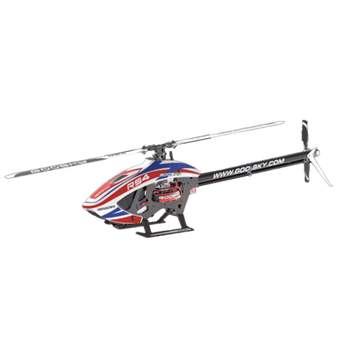 Goosky Legend RS4 Venom Helicopter Model RC 2.4G 3D Electric Brushless Aircraft Model (KIT Version/White/Yellow)