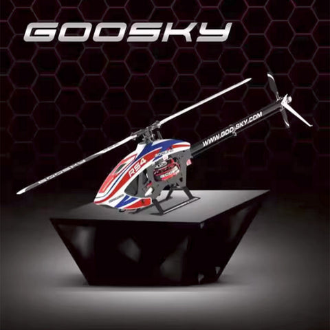 Goosky Legend RS4 Venom Helicopter Model RC 2.4G 3D Electric Brushless Aircraft Model (KIT Version/White/Yellow)