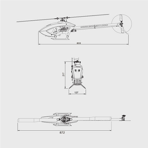 Goosky RS4 RC 3D Tail Variable-Pitch Stunt Helicopter KIT | RTRhobby