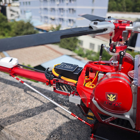JCZK 300C PRO 2.4G 12CH Flybarless RC Helicopter Model with H1 PRO Smart Flight Control and GPS Positioning