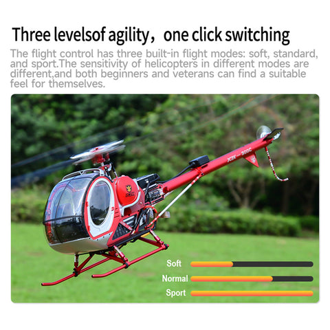 JCZK 300C PRO 2.4G 12CH Flybarless RC Helicopter Model with H1 PRO Smart Flight Control and GPS Positioning