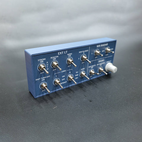 Rowsfire A101 A32x mini Light OVHD OVERHEAD Panel for MSFS 2020 / 2024 - Compatible with Fenix A320 & FBW A32NX - Windows Home Cockpit