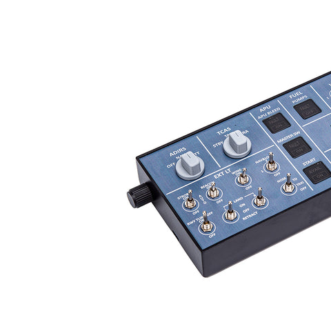 Rowsfire A102 A35X/A32X mini Light OVHD OVERHEAD Panel for MSFS 2020/2024 (Backlit Edition) - Compatible with FENIX, FBW & ini - Windows Flight Sim Home Cockpit
