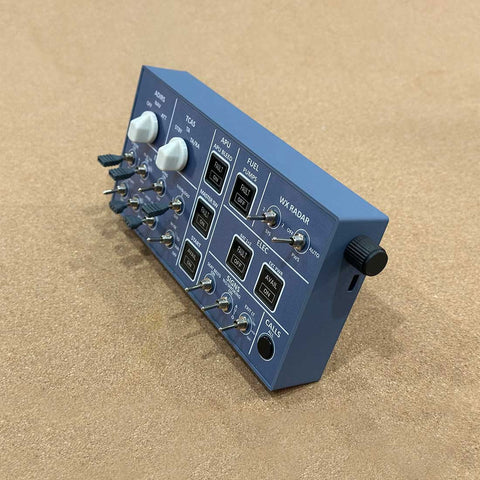 Rowsfire A102 A35X/A32X mini Light OVHD OVERHEAD Panel for MSFS 2020/2024 (Backlit Edition) - Compatible with FENIX, FBW & ini - Windows Flight Sim Home Cockpit