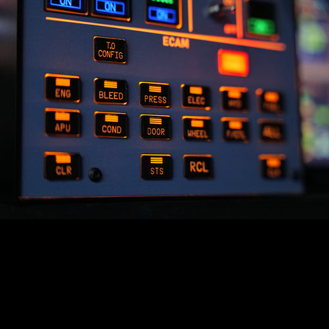 Rowsfire A103 V3.0 A32X/A31X/A350/XECAM HOME COCKPIT Landing Gear Indicator Integrated Panel for MSFS 2020/2024 - Compatible with Fenix, FBW & ini