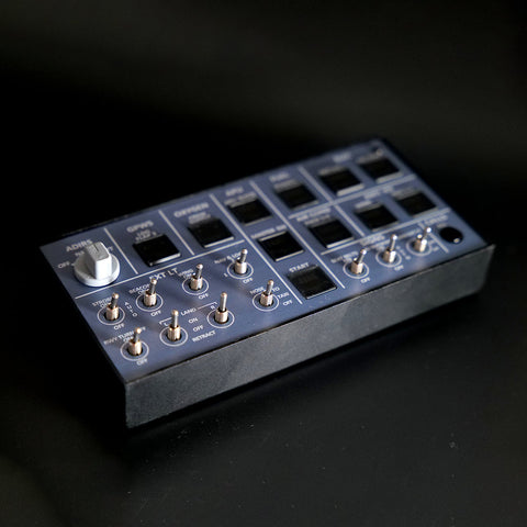 Rowsfire A106 A32X Light OVHD OVERHEAD Panel for MSFS 2020/2024 (Backlit+Metal Housing+Tactile Switches Edition) - Compatible with FENIX A32X, FBW A32X & iniA32X - Windows Flight Sim Home Cockpit