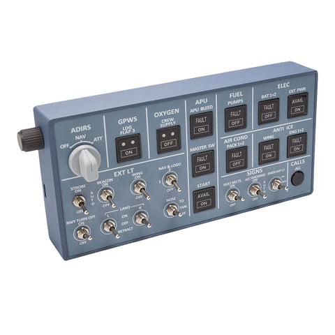Rowsfire A106 pro A32X pro Light OVHD OVERHEAD Panel Panel for MSFS 2020/2024 (Backlit Edition) - Compatible with FENIX, FBW & ini - Windows Flight Sim Home Cockpit