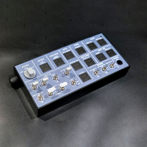 Rowsfire A106 pro A32X Light OVHD OVERHEAD Panel for MSFS 2020/2024 (Backlit+Metal Housing+Tactile Switches Edition) - Compatible with FENIX A32X, FBW A32X & iniA32X - Windows Flight Sim Home Cockpit
